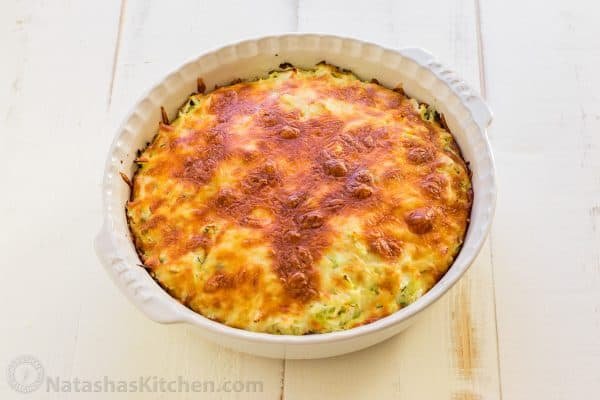 A cooked cabbage casserole 