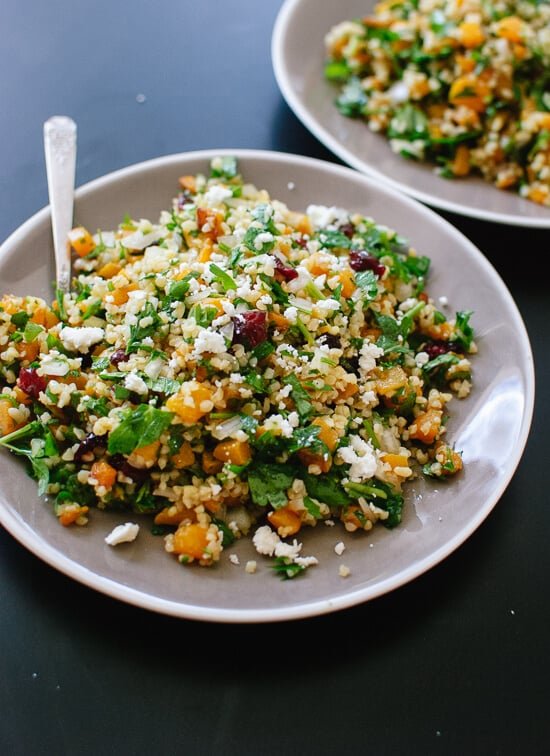 Light and fresh winter taboulleh recipe - cookieandkate.com