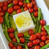 Baked feta and tomatoes pasta