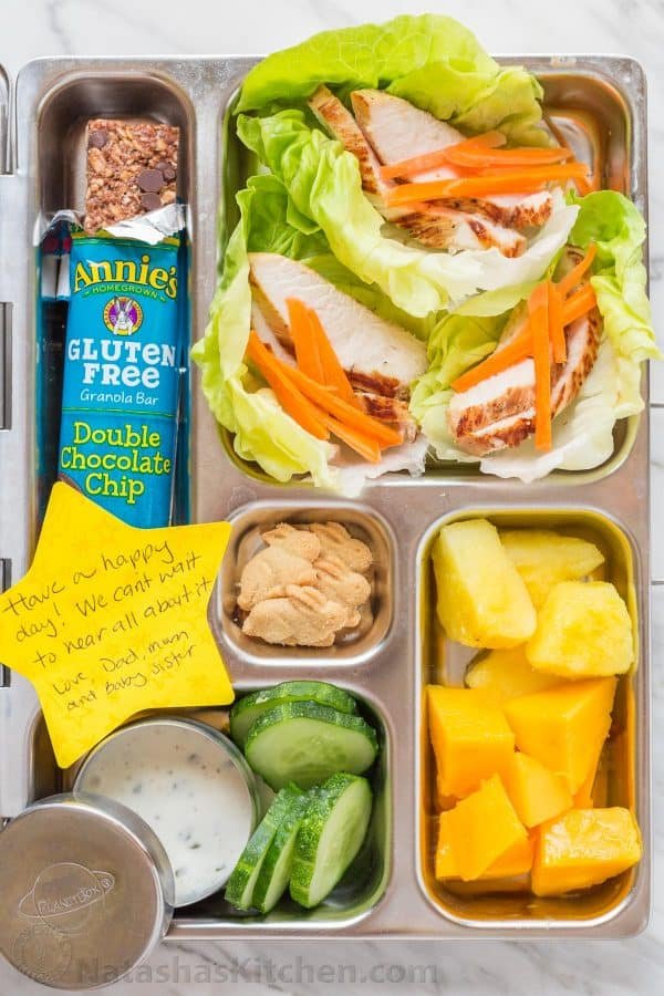 Finally!! Kid-Approved School Lunch Ideas - wholesome and fun to eat! Includes hot school lunch thermos options. Bonus: easy kid-friendly yogurt parfait! | natashaskitchen.com
