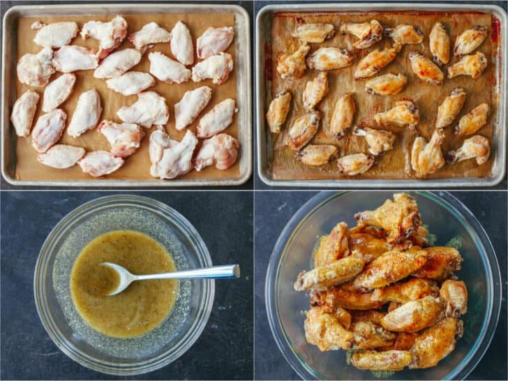 There's nothing like the citrusy and peppery flavor of Baked Lemon Pepper Wings. Whether you're hosting a casual group for dinner or just a chicken wing aficionado, these easy baked wings are sure to please. Images or step by step of preparing lemon pepper wings.