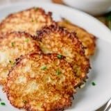 These are classic old world potato pancakes with a surprise inside! Mom always made these draniki growing up. Yummy for breakfast, lunch or dinner!
