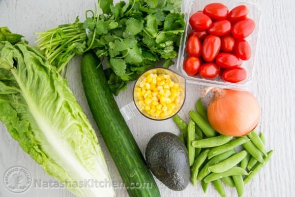 Mexican Chopped Salad with Lime Vinaigrette