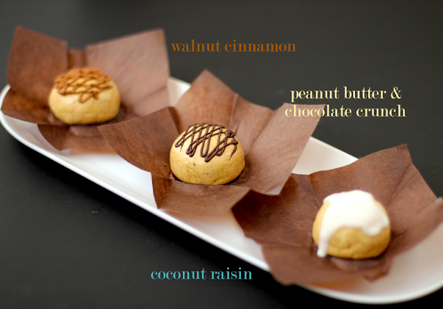 Healthy Peanut Butter Surprise Power Bonbons, made THREE ways! Rich, sweet, and uber fudgy, these peanut butter energy bites will fuel your day!