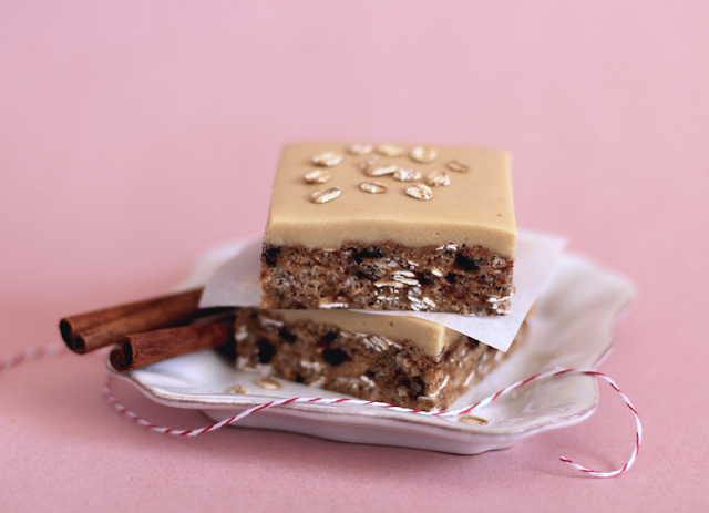 Healthy Oatmeal Raisin Krispy Treats - Desserts with Benefits
