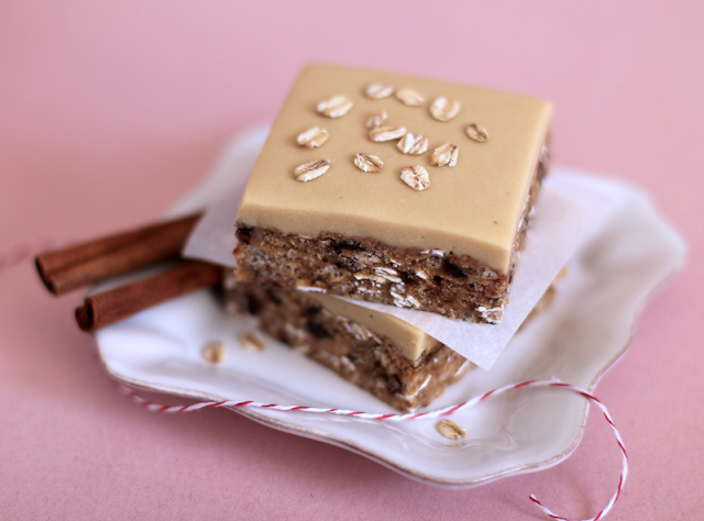 Healthy Oatmeal Raisin Krispy Treats - Desserts with Benefits