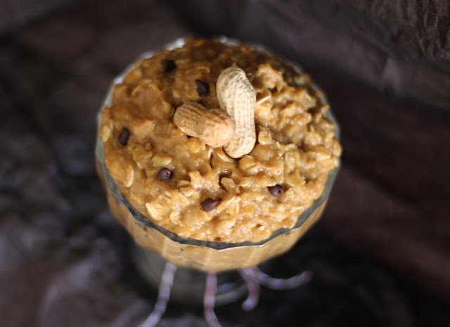 Healthy Peanut Butter Butterscotch Oatmeal Cookie Dough - DWB
