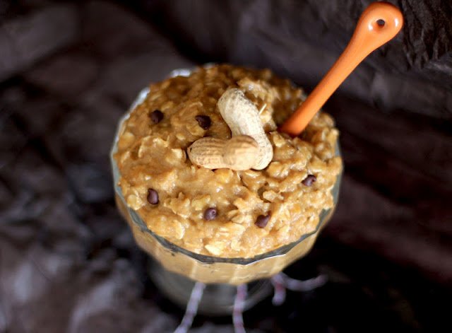 Healthy Peanut Butter Butterscotch Oatmeal Cookie Dough - DWB