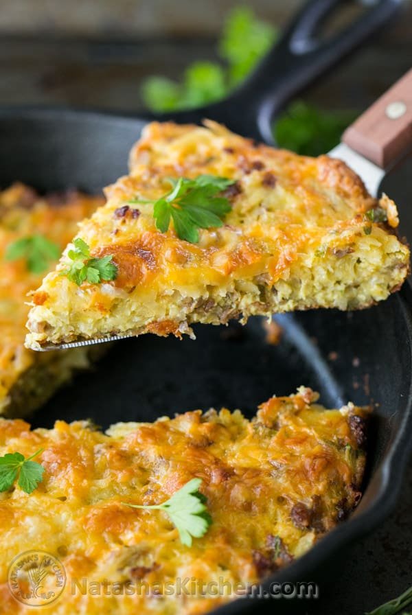This has all my favorite breakfast ingredients. It will get your family to the table in the morning! @natashaskitchen