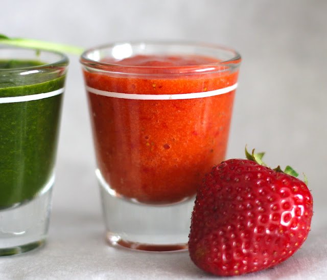 Healthy Veggie Shots and Fruit Chasers - Desserts with Benefits