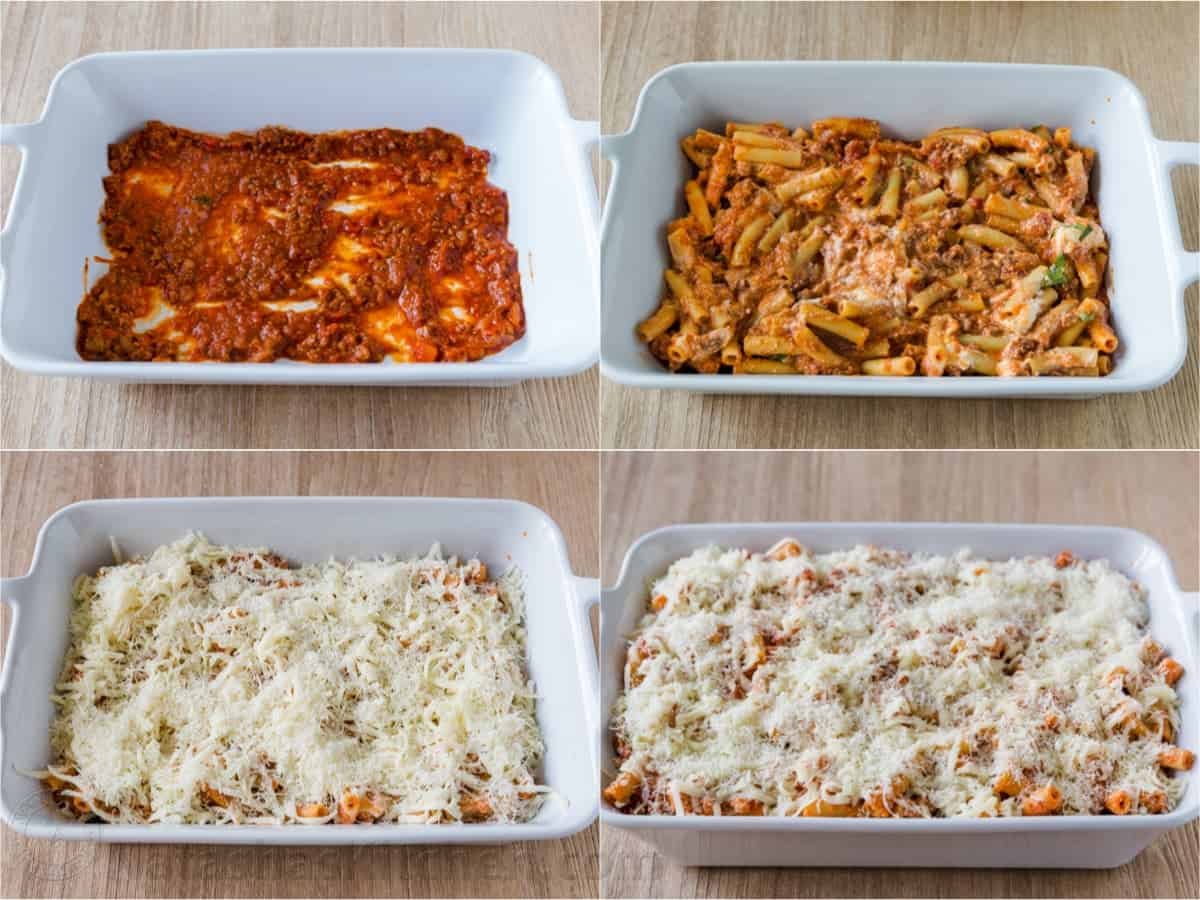 How to make baked ziti in 4 steps