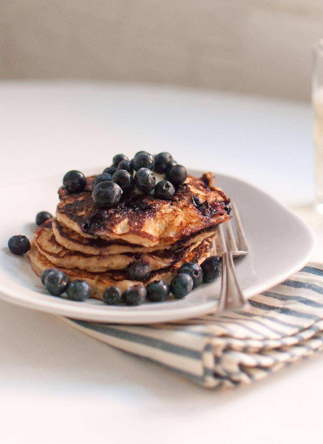 Gluten-Free Blueberry Pancakes - cookieandkate.com