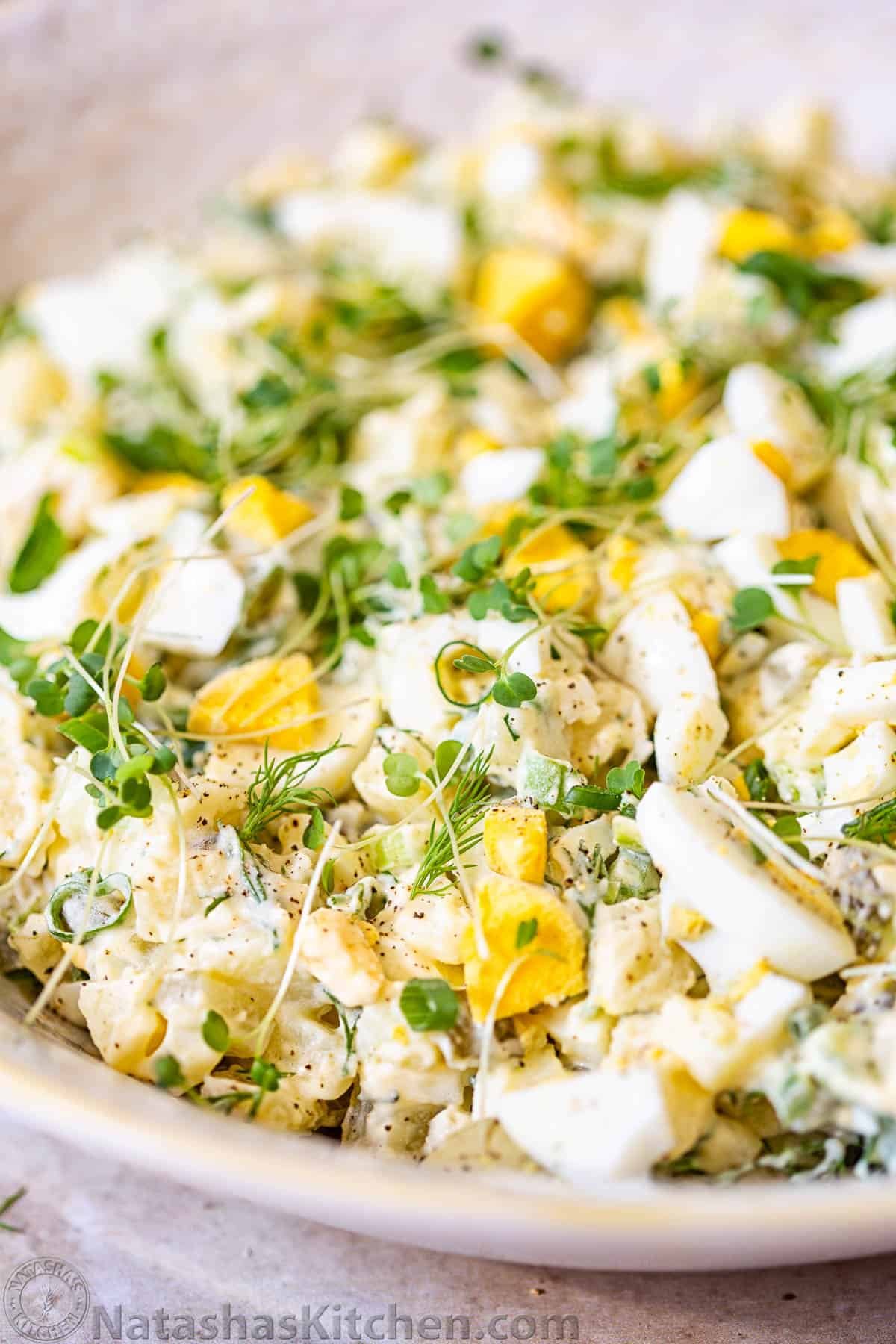 potato salad close up
