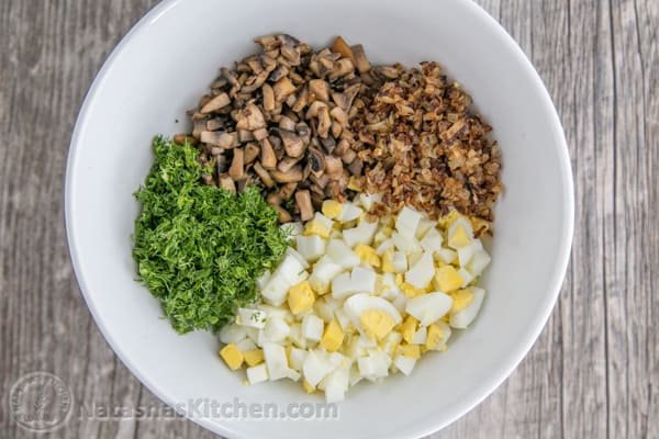 Mushroom and Egg Salad-2