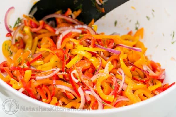Zesty Mini Bell Pepper Salad-2