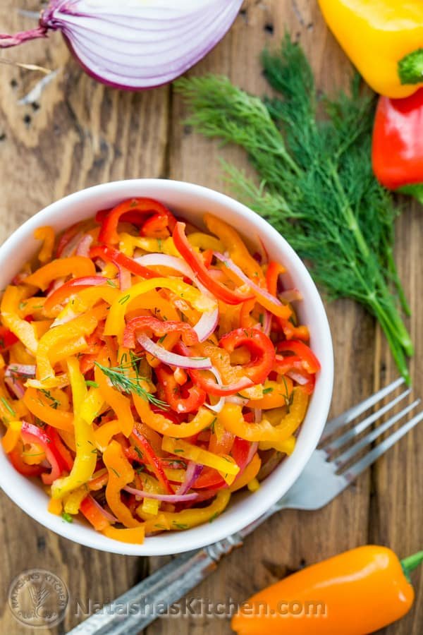 Zesty Mini Bell Pepper Salad-8