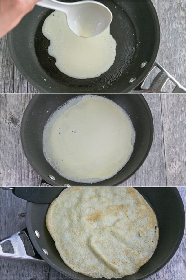 Egg, Ham and Cheese Crepes Pockets - Our son's favorite breakfast and they are freezer friendly! | natashaskitchen.com 
