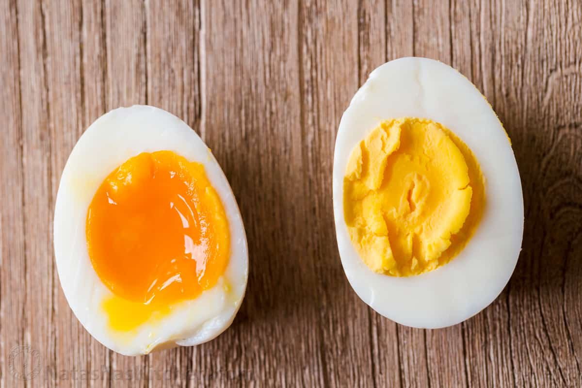 Learn how to make Hard Boiled Eggs and Soft Boiled Eggs. Everyone needs a go-to method for making perfectly cooked eggs every time and it's really easy. #hardboiledeggs #howtopeeleggs #boiledeggs #natashaskitchen Perfectly cooked soft boiled egg and perfectly cooked hard boiled egg