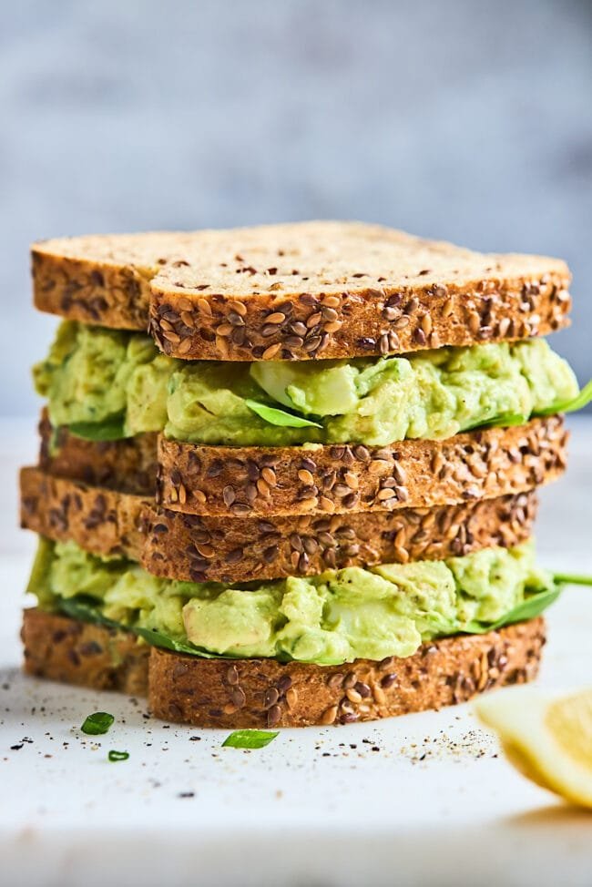avocado egg salad sandwich