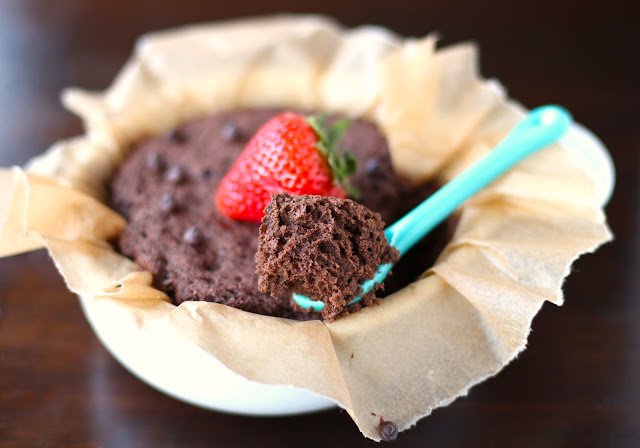 You can make this healthy Single-Serving Chocolate Buckwheat Microwave Cake in 5 minutes flat! It's so good you'd never know it's sugar free & gluten free. | Desserts With Benefits Blog
