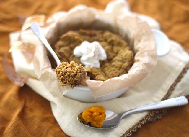 You can make this Healthy Single-Serving Pumpkin Microwave Cake in 5 minutes flat! It's so delicious you'd never know it's sugar free, gluten free + vegan.