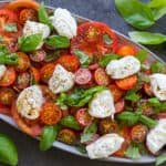 Burrata salad with tomatoes