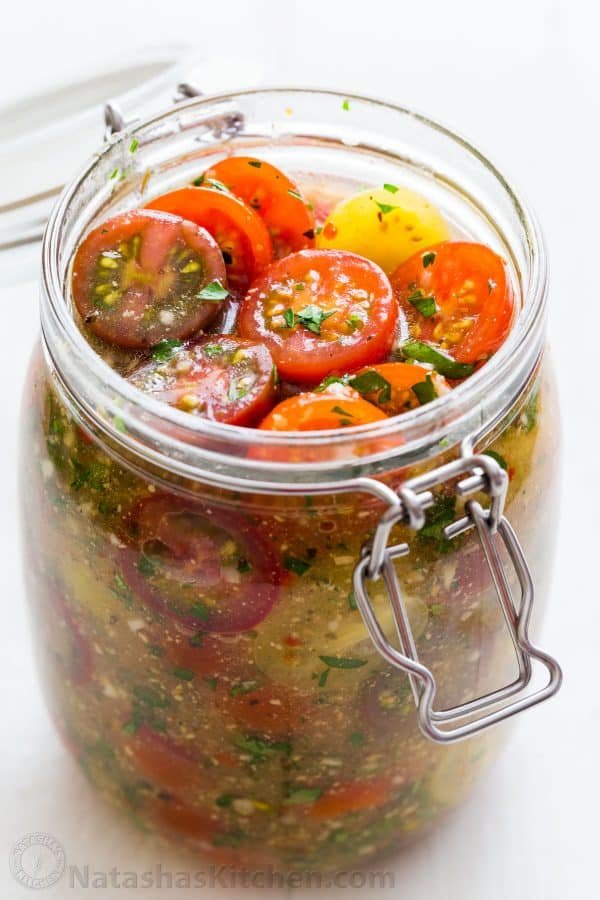 How long to marinate tomatoes for refrigerator marinated cherry tomatoes in Italian dressing