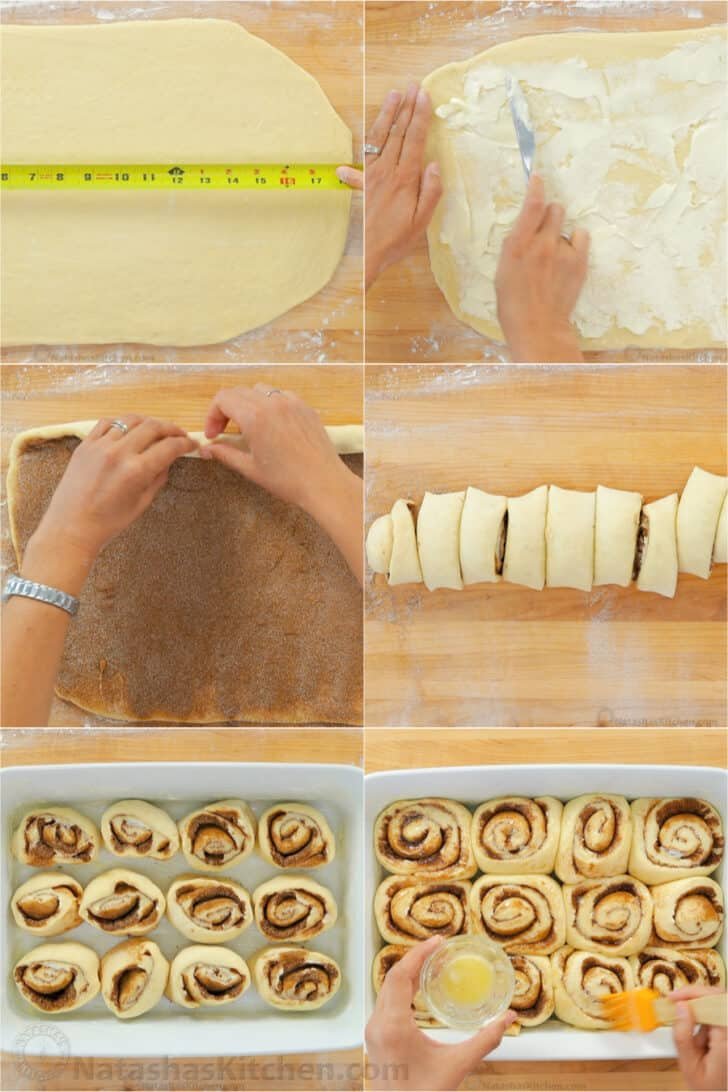 Big, soft, homemade Cinnamon Rolls with the best cream cheese icing. This cinnamon roll recipe is surprisingly quick and easy to make. Step by step pictures how to make cinnamon rolls