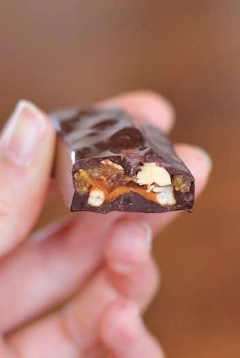 These Healthy Homemade Take 5 Candy Bars are a much better option than the storebought kinds, made without the corn syrup, trans fats, and preservatives!