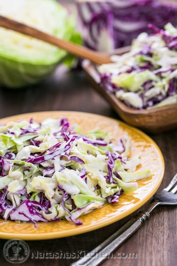 This Creamy Coconut Coleslaw is delicious in a sandwich or over fish tacos. , a "copycat" of the famous "France's Coleslaw" we tried in Coconuts Fish Cafe.
