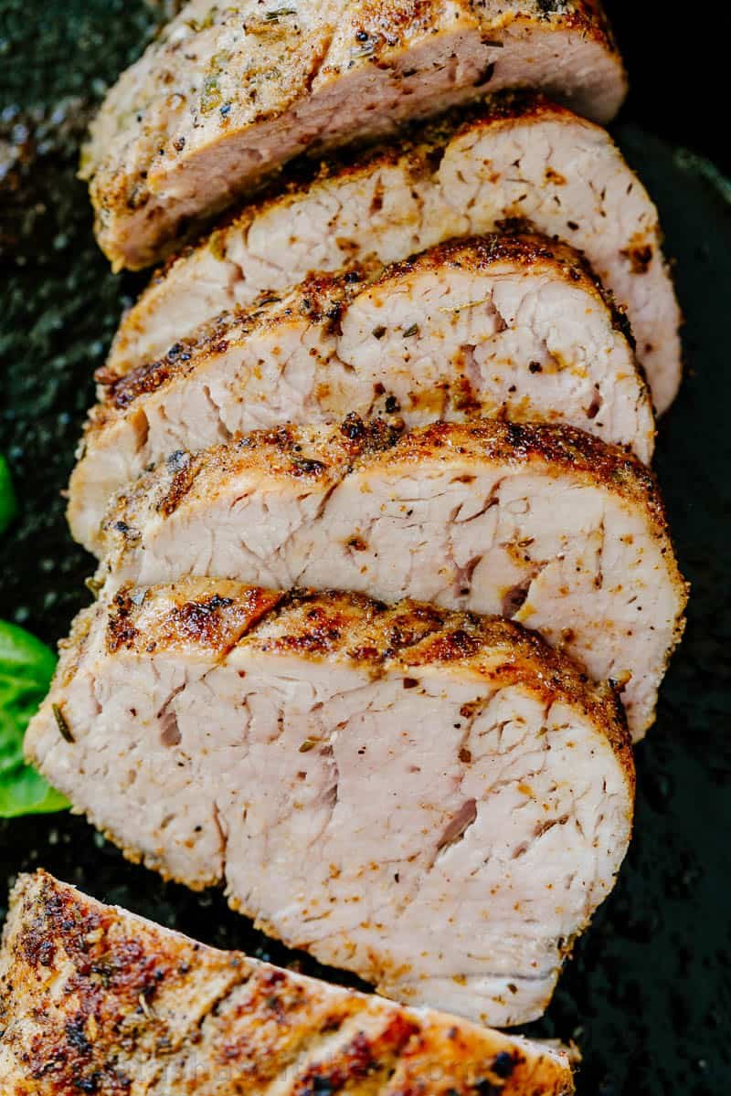 A tried and true, quick and easy method for baked pork tenderloin. So juicy, tender & delicious! | NatashasKitchen.com
