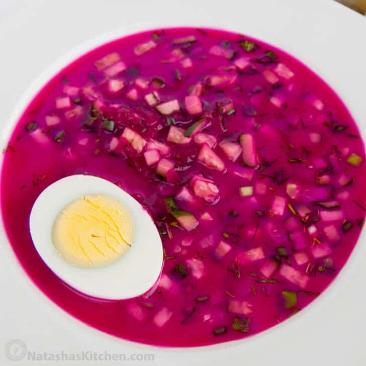 holodnik soup in bowl