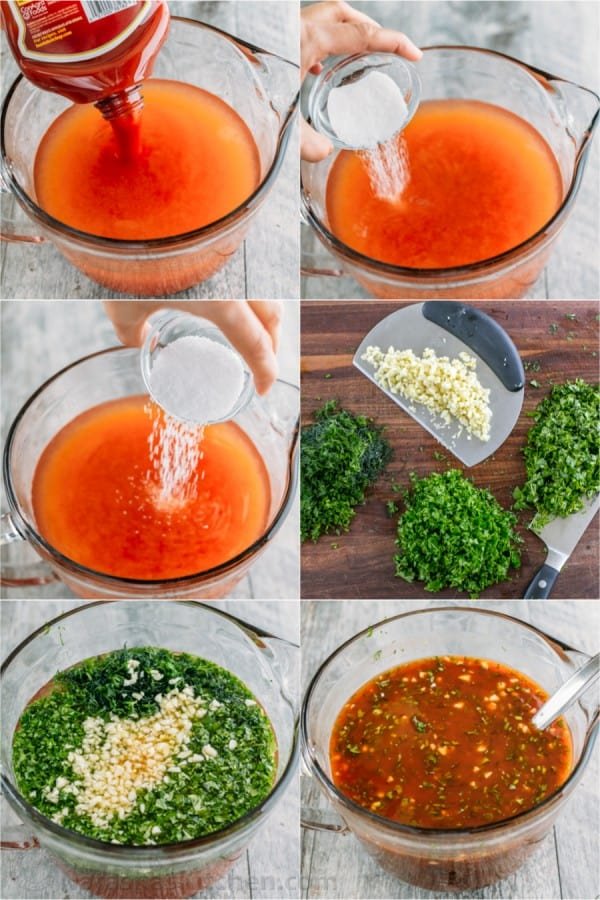 Addictively delicious! Served these marinated tomatoes at a potluck and everyone wanted the recipe! Marinated tomatoes are a great make-ahead side dish.