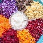 Beet and Pomegranate Kaleidoscope Salad - beautiful and scrumptious! @natashaskitchen