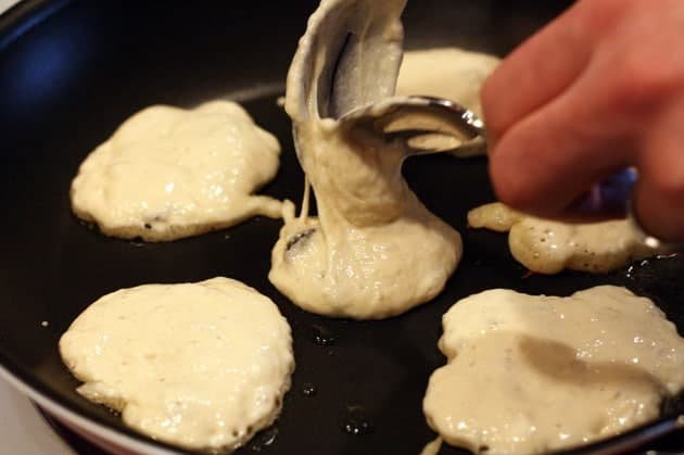Mom made these buttermilk pancakes all the time when we were kids and she still makes them regularly. They are excellent with all kinds of toppings!