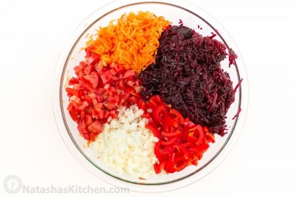 This beet salad is loaded with 3 pounds of beets (super healthy) and the marinade gives it wonderful flavor. Perfect for parties because it's a make-ahead salad that stores really well in the fridge and can even be canned.