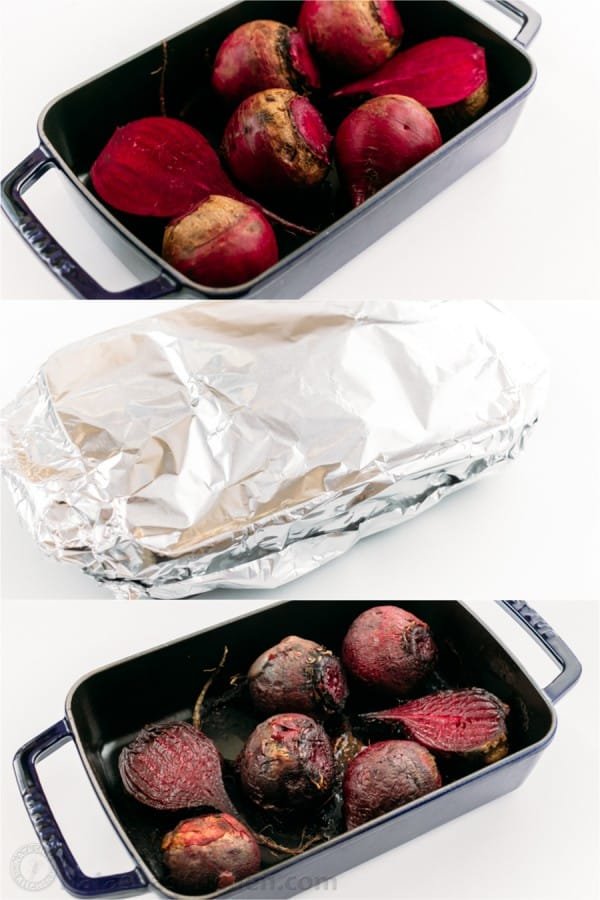 This beet salad is loaded with 3 pounds of beets (super healthy) and the marinade gives it wonderful flavor. Perfect for parties because it's a make-ahead salad that stores really well in the fridge and can even be canned.