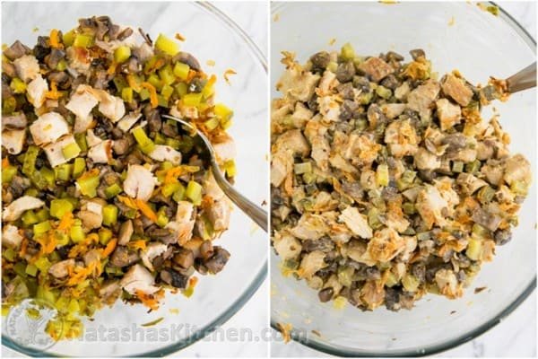 Chicken and Mushroom Wedding Salad-8