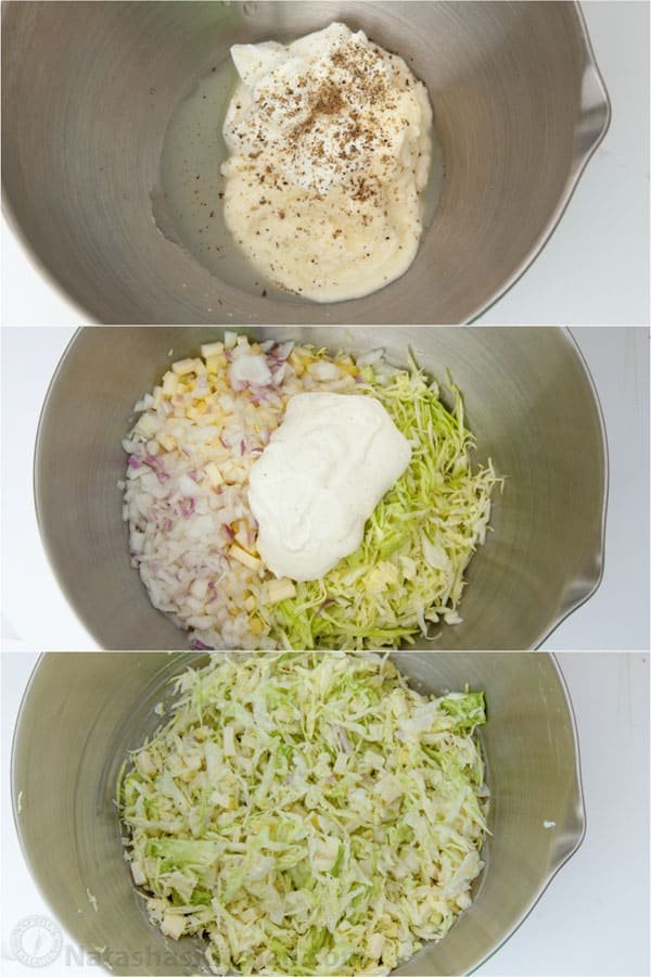 Creamy Apple Cole Slaw-4