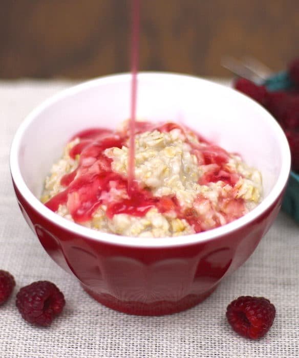 Healthy Sugar Free Raspberry Syrup - Healthy Dessert Recipes at Desserts with Benefits