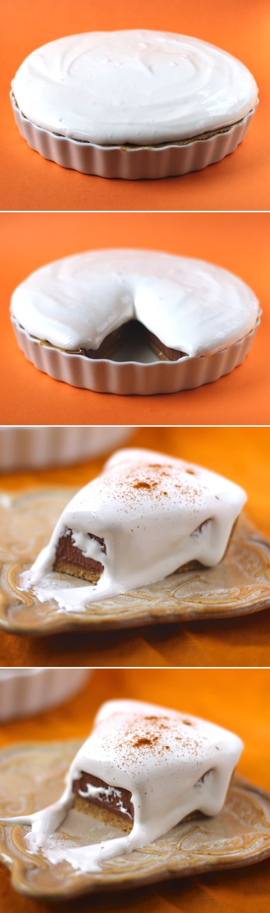 Healthy Smores Pie | Healthy Dessert Recipes at the Desserts With Benefits Blog