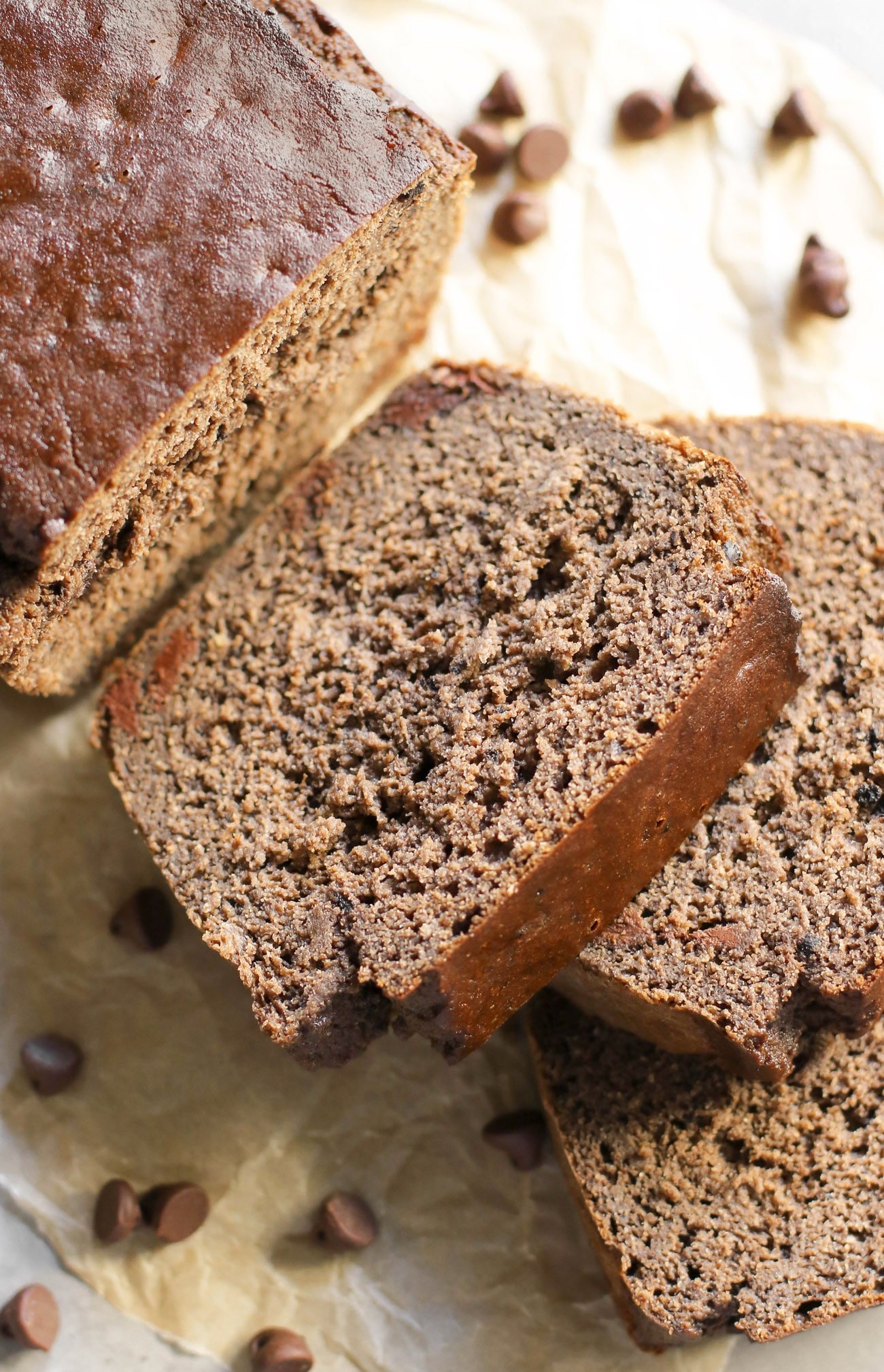 Double Chocolate Banana Bread (sugar free, high protein, high fiber, gluten free, dairy free)