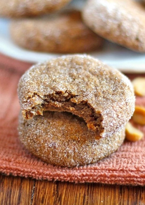 Healthy Peanut Butter Cookies (sugar free, low carb, high protein, high fiber, gluten free, dairy free, vegan)