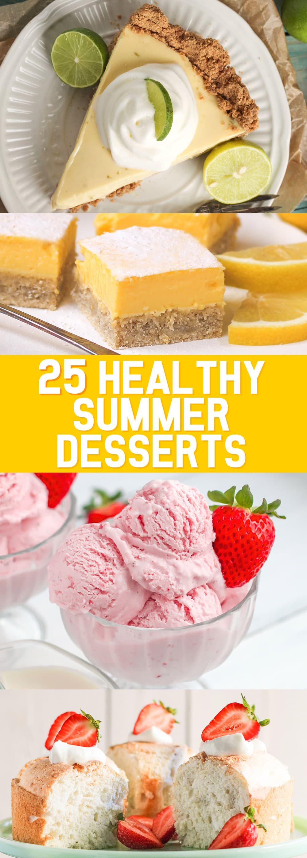 25 healthy summer desserts