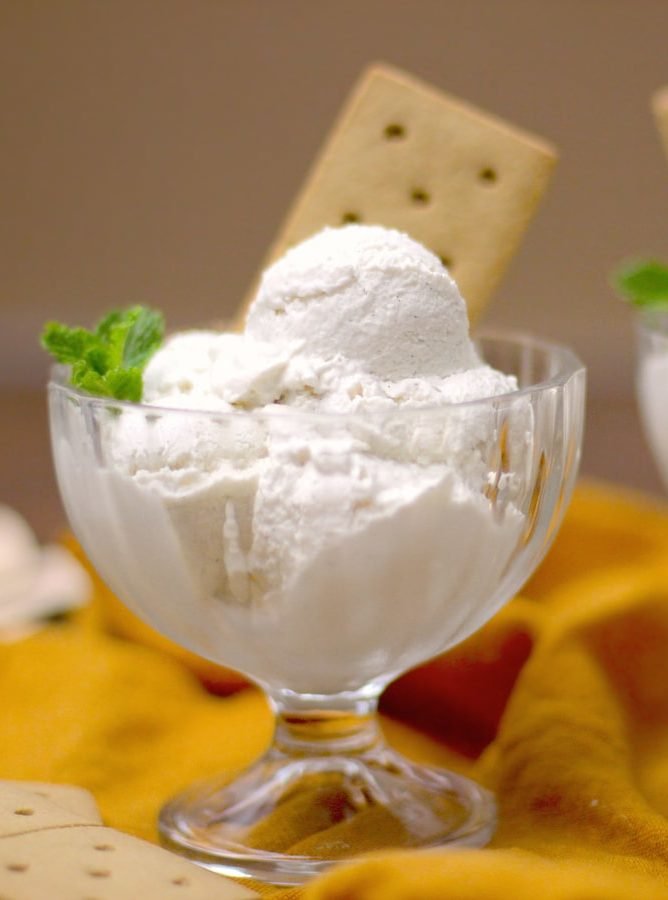 Healthy Cheesecake Ice Cream (sugar free, low carb, high protein)