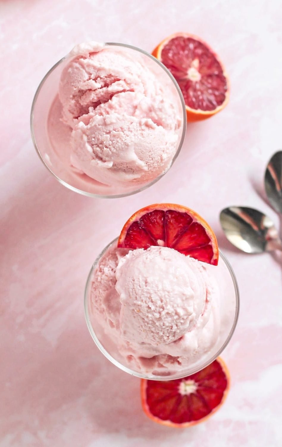 5-ingredient Blood Orange Ice Cream