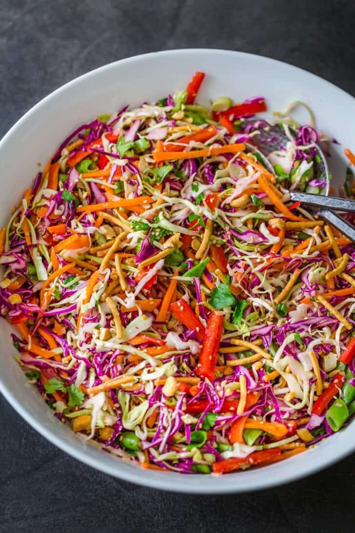 Asian Chopped Salad in a bowl.
