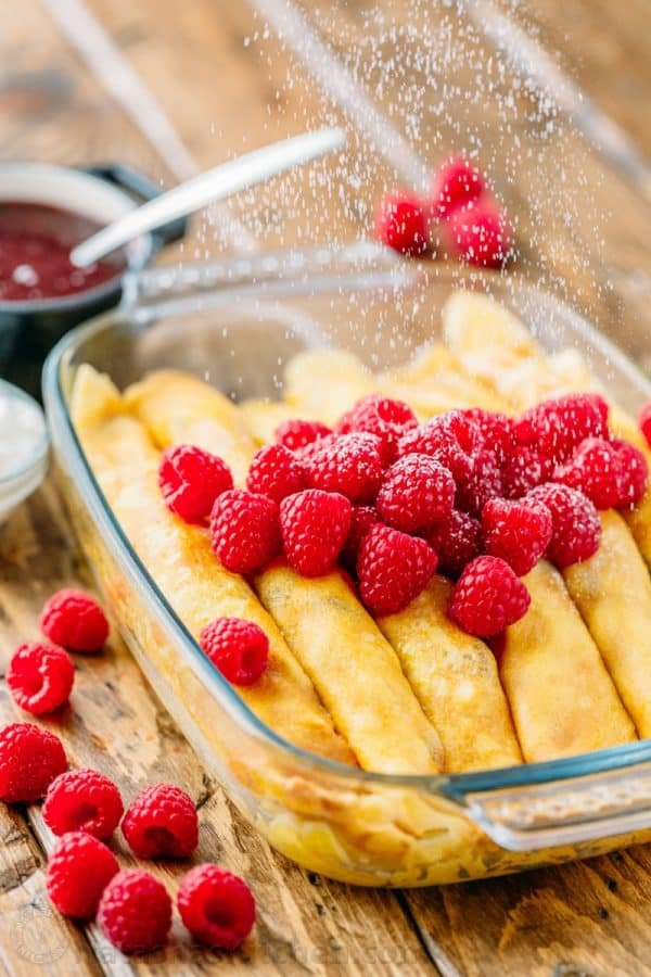Making cheese crepes is easier than you think! All you need is a blender and non-stick skillet to make the best crepes filled with cheese.