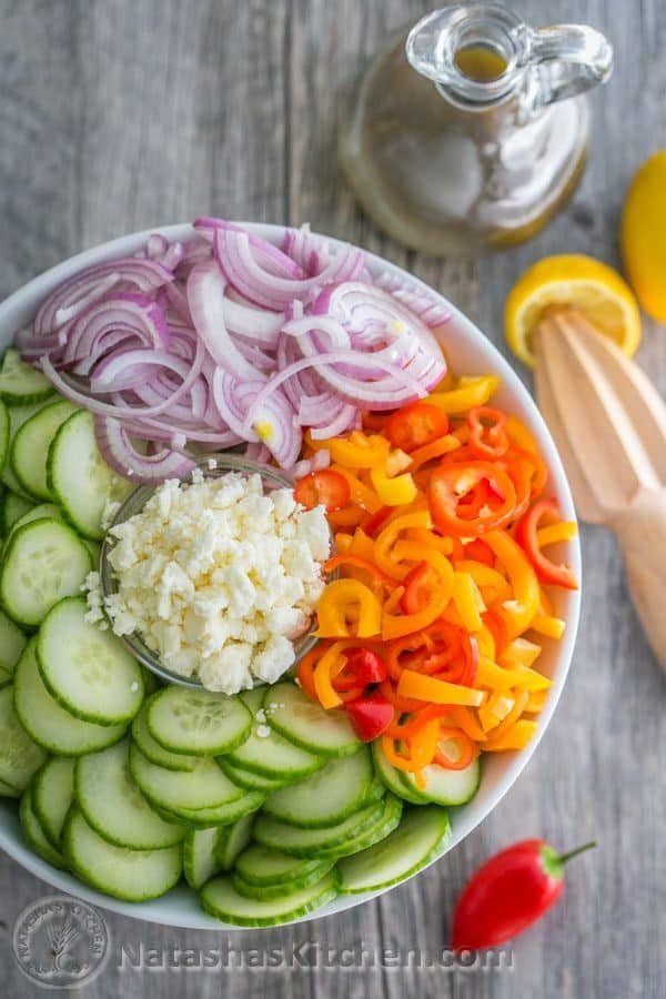 This Cucumber Salad is so easy & healthy. We couldn't stop eating it! @natashaskitchen
