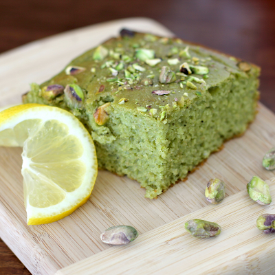 Healthy Pistachio Snacking Cake (with hidden veggies!) and a Citrus Glaze Healthy Pistachio Snacking Cake (with hidden veggies!) and a Citrus Glaze